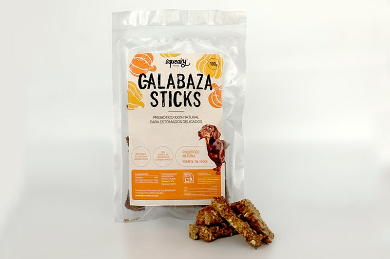 Sticks de Calabaza  - Snack para Mascotas