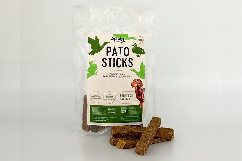 Sticks de Pato - Snack para Mascotas