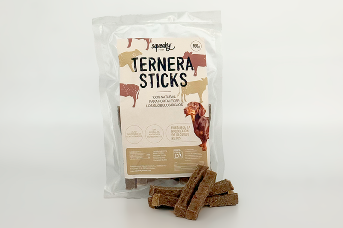 Sticks de Ternera  - Snack para Mascotas